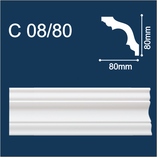 Շրիշակ Առաստաղի Solid C08/80 2մ