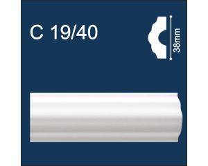 Մոլդինգ Առաստաղի Solid C19/40 2մ