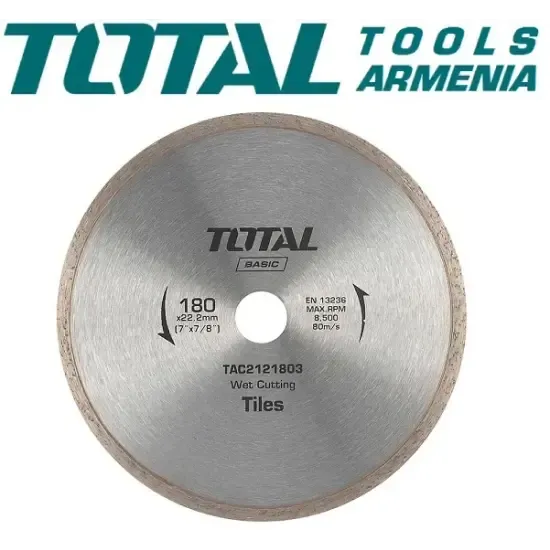Սալիկներ կտրող սկավառակ ՝ 180 X 22.2 մմ TAC2121803