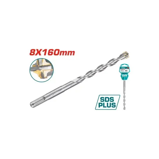 Հարվածային Գայլիկոն Խաչաձև Գլխով SDS+ 8x160մմ TAC310802C