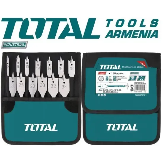 Փայտի գայլիկոնների հավաքածու 13հատ TACSD70131