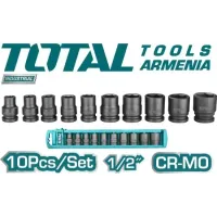 Հարվածային գլխիկների հավաքածու 10հատ 1/2դյույմ THISTD12101