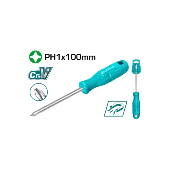 Phillips խաչաձև պտուտակահան PH1 SL 5x100մմ THTDC2246
