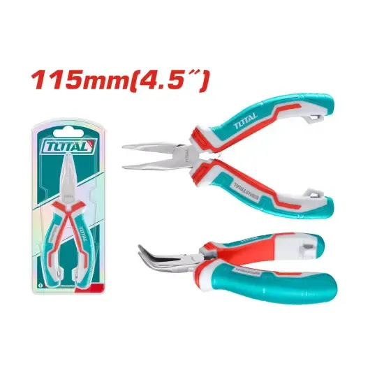 Длинногубцы изогнутые мини 115мм THTMN456